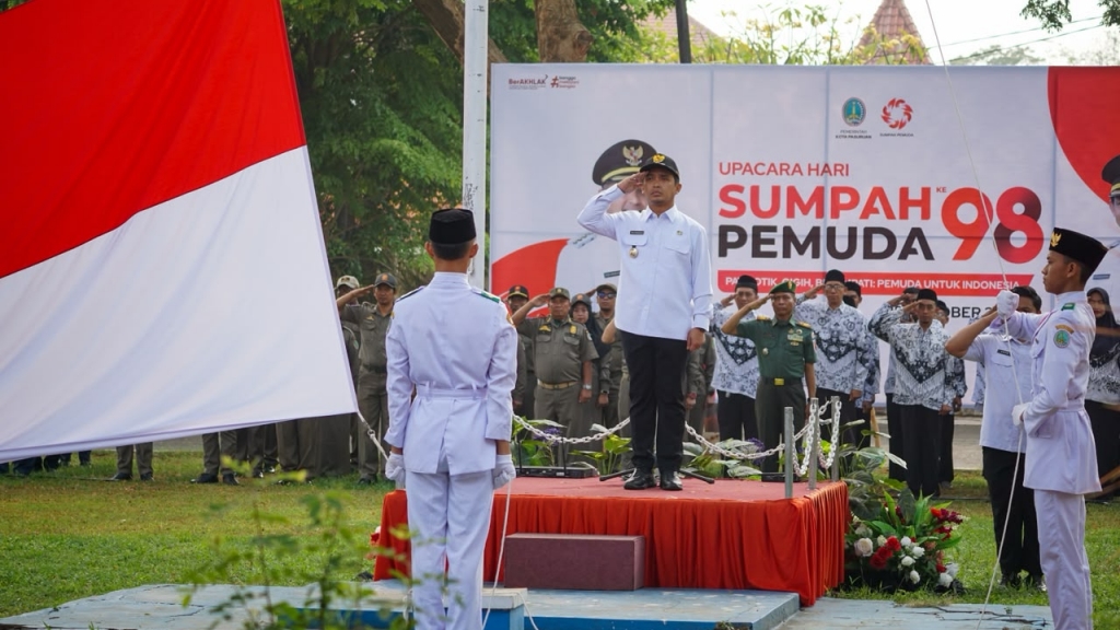 Peringatan Sumpah Pemuda, Wali Kota Pasuruan Gaungkan Semangat 'Patriotik, Gigih, dan Berempati'