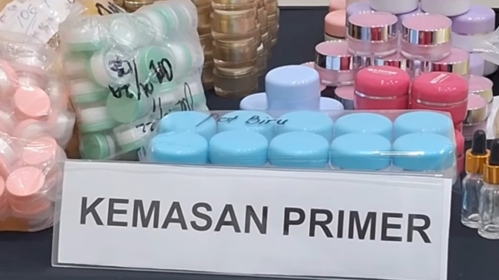 Pabrik Kosmetik Ilegal di Mojokerto Beroperasi Sejak Tahun 2021 Digrebek BPOM RI