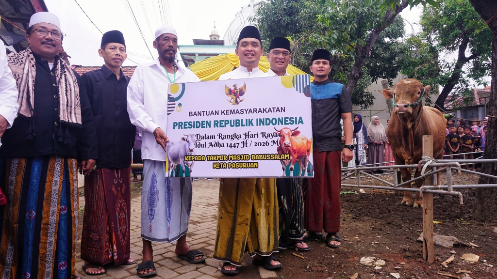 Pemkot Pasuruan Salurkan 86 Hewan Kurban untuk Warga, Termasuk Sapi Bantuan Presiden 