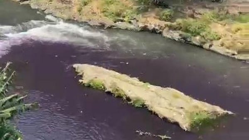 Sungai Brantas di Malang Berwarna Ungu Gelap, Perum Jasa Tirta Cek Penyebabnya
