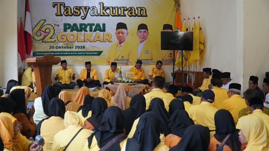 HUT ke-62, Kader Golkar Kota Pasuruan Diminta Perkuat Kesolidan dan Kedekatan dengan Rakyat