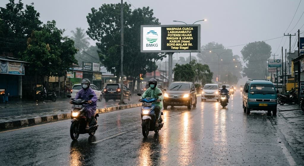 BMKG Prediksi Palembang dan 16 Daerah Sumsel Lainnya Berpotensi Diguyur Hujan Besok Sore