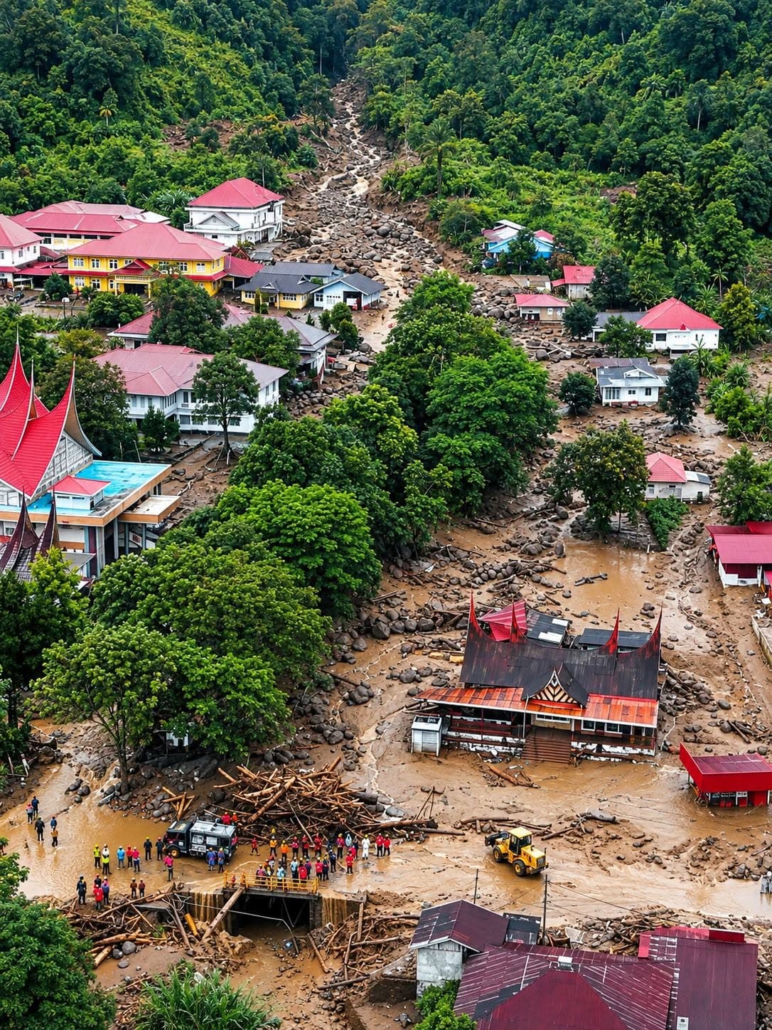 Galodo Solok, 1 Tewas dan 1 Masih Hilang, 100 Rumah Terdampak