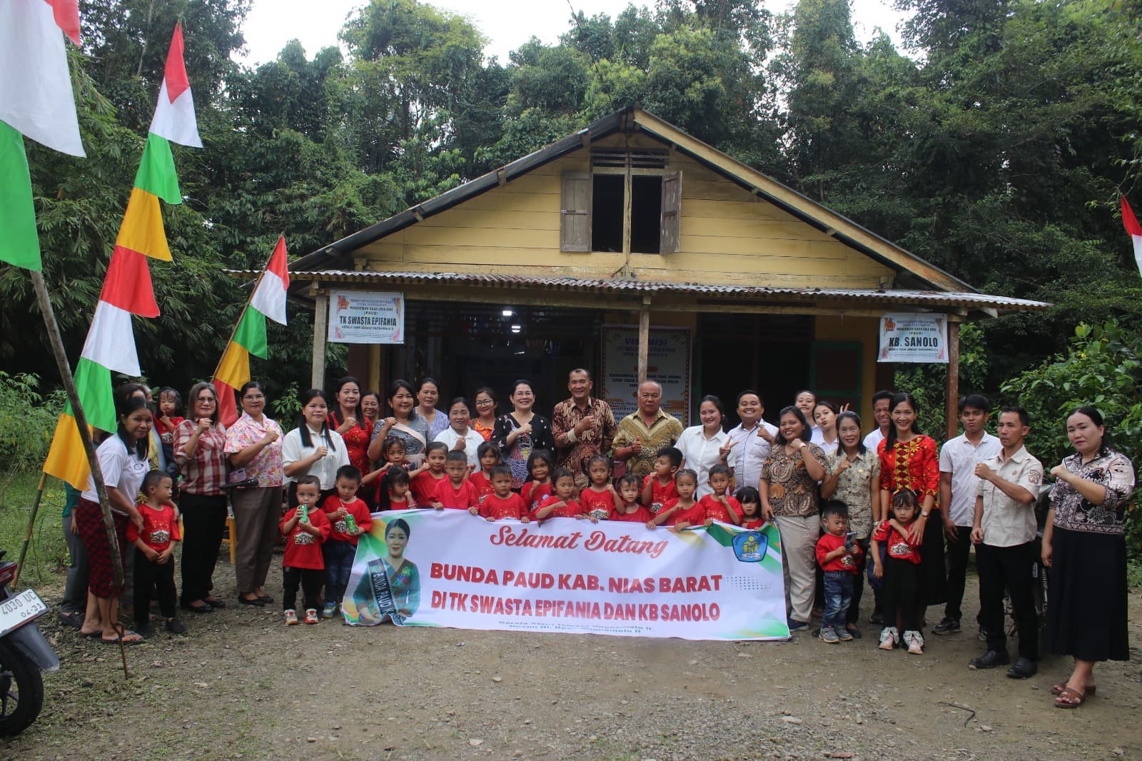 Gedung Sekolah Masih Menumpang, Mirisnya Potret Pendidikan Anak Usia Dini Nias Barat Bikin Elus Dada!