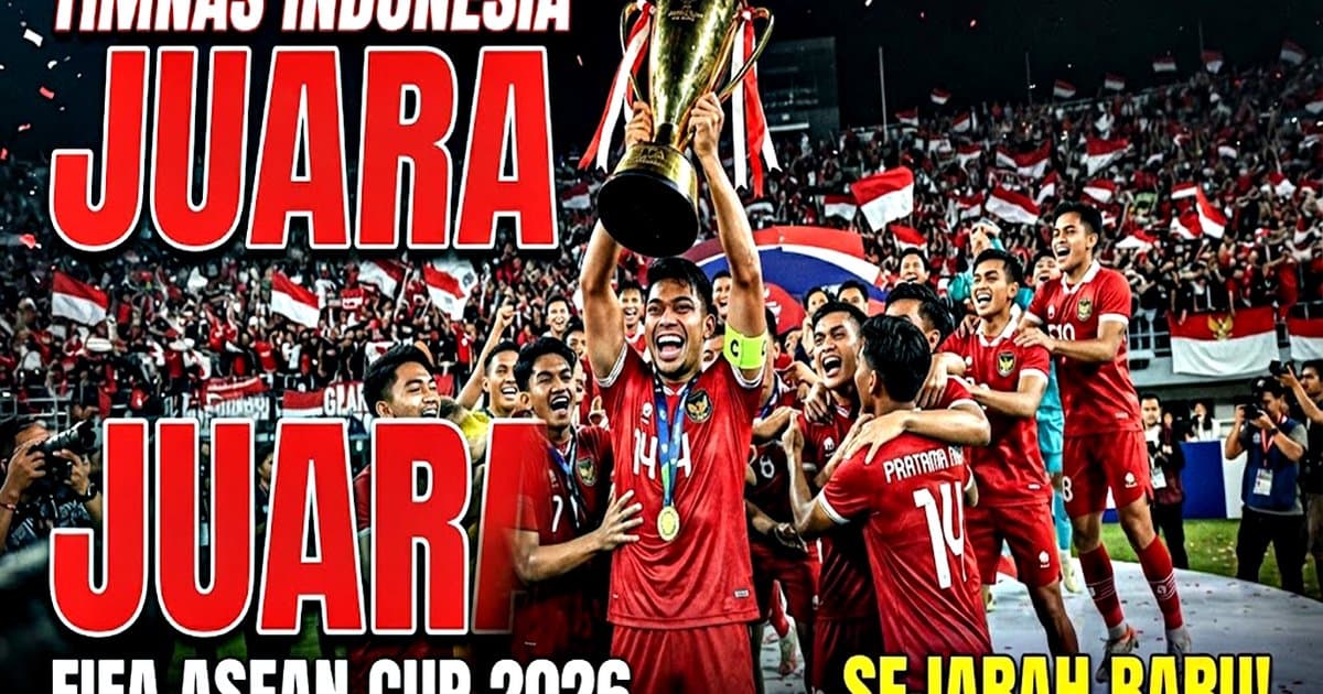 Timnas Indonesia Juara FIFA ASEAN Cup 2026! Drama 120 Menit dan Adu Penalti Akhirnya Putus Kutukan 35 Tahun