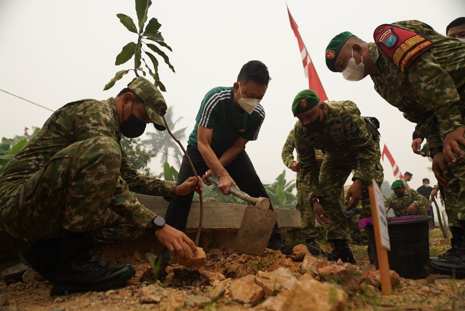 Karhutla Berdampak Luas, TNI dan Pemkot Pontianak Perkuat Penghijauan