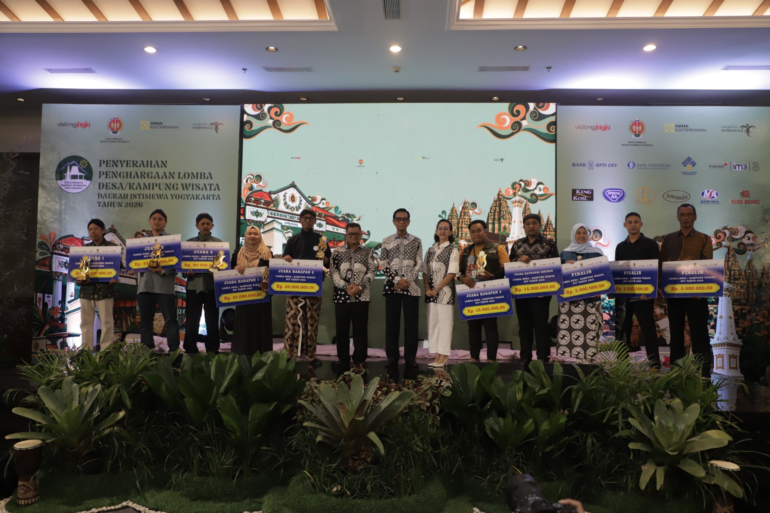 Pemda DIY Gelar Lomba Desa/Kampung Wisata 2026, Berikut Daftar Pemenangnya