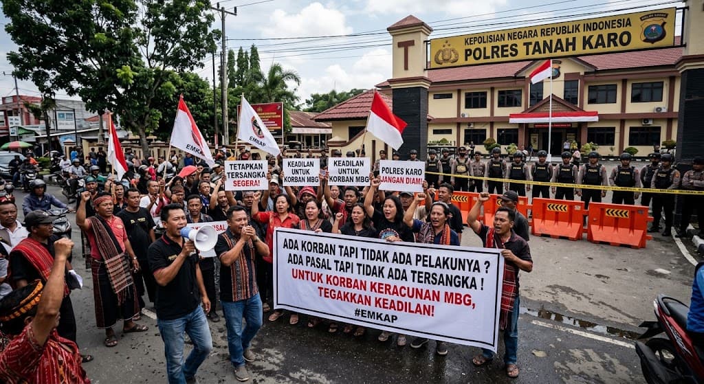 Geger Kasus Keracunan MBG! EMKAP Siap Gelar Aksi Bombastis Gedor Polres Karo, Tuntut Penetapan Tersangka