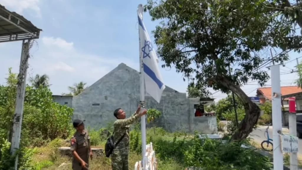 Ulah ODGJ di Lamongan Kibarkan Bendera Israel Bikin Resah Warga