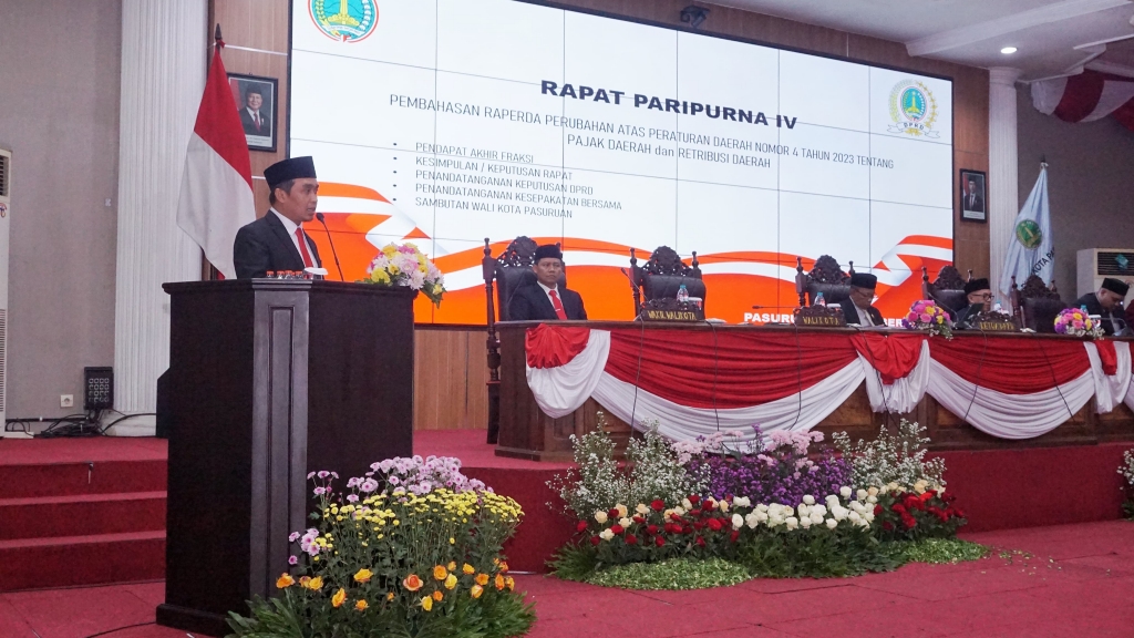 DPRD Setujui Raperda Pajak dan Retribusi Daerah Kota Pasuruan