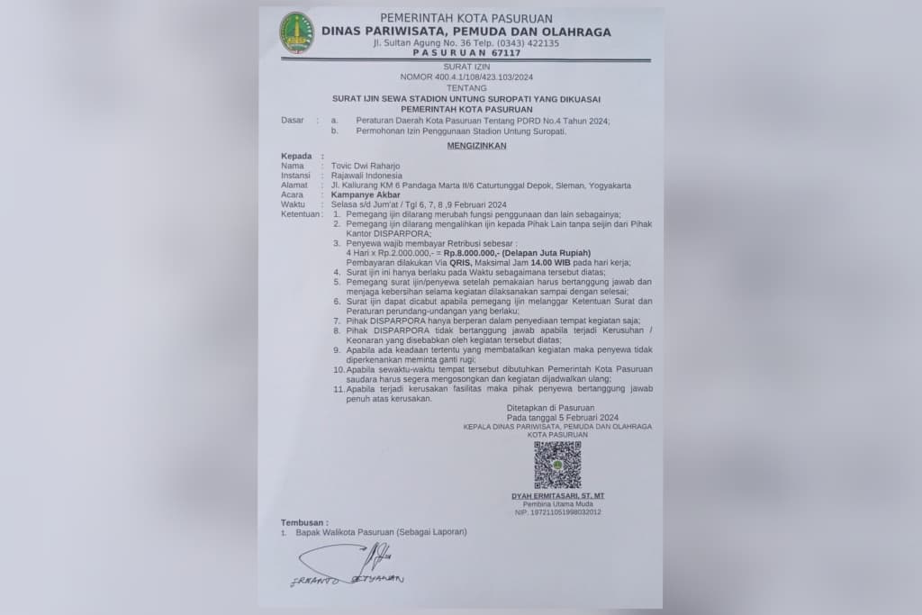 Gagal di Purwosari, Kampanye Akbar AMIN Digelar di Pasuruan